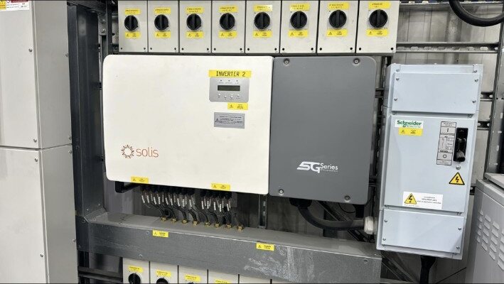 Ground-mounted solar PV array